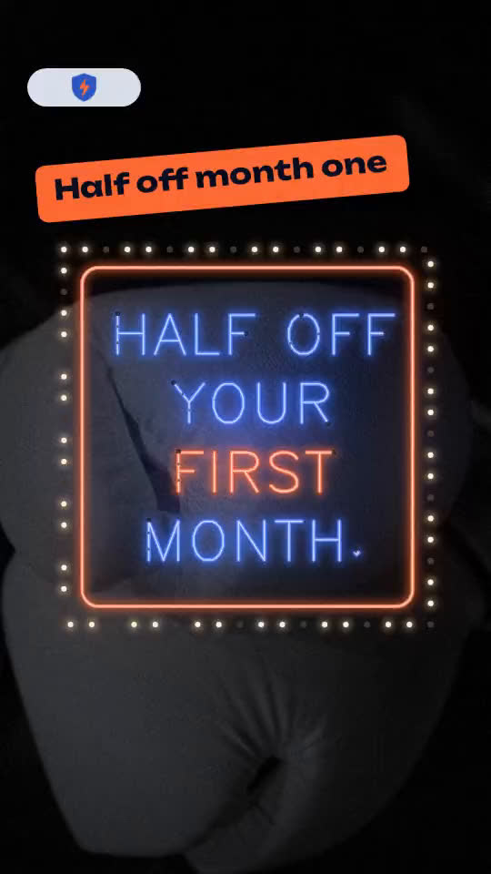 Black Friday promo video template, an example