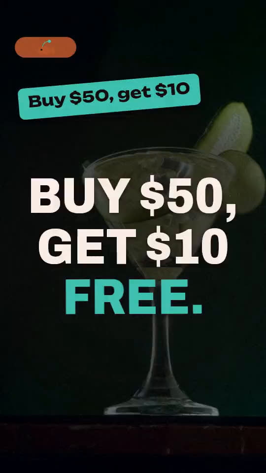 Holiday gift cards promo video template, an example