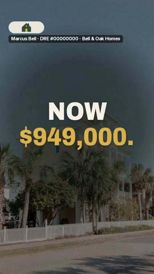 New price promo video template, an example