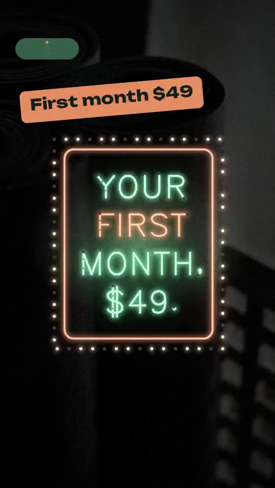 New year promo video template, an example